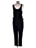 Michael Stars Solid Black Jumpsuit Size L - photo 2