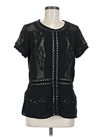 Ann Taylor Short Sleeve Blouse (view 1)