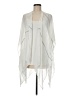 Francesca's 100% Polyester Silver Kimono One size - photo 1