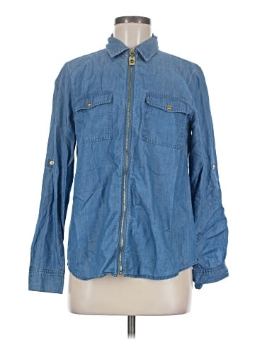 MICHAEL Michael Kors Long Sleeve Button-Down Shirt (view 1)