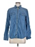 MICHAEL Michael Kors Blue Long Sleeve Button-Down Shirt Size M - photo 1