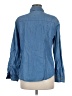 MICHAEL Michael Kors Blue Long Sleeve Button-Down Shirt Size M - photo 2