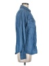 MICHAEL Michael Kors Blue Long Sleeve Button-Down Shirt Size M - photo 4
