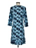 Assorted Brands 100% Cotton Print Blue Casual Dress Size XS - photo 2