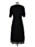 Max Studio Solid Black Casual Dress Size L - photo 2