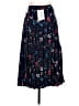 Balenciaga 100% Polyester Floral Multi Color Blue Casual Skirt Size 36 waist - photo 2