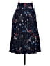 Balenciaga 100% Polyester Floral Multi Color Blue Casual Skirt Size 36 waist - photo 1