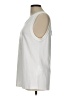 Max Mara 100% Silk White Sleeveless T-Shirt Size L - photo 5