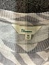 The Commons Animal Print Silver Pullover Sweater Size XL - photo 7
