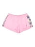 Adidas 100% Polyester Graphic Pink Athletic Shorts Size L - photo 1