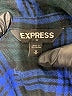 Express Outlet Plaid Blue Long Sleeve Button-Down Shirt Size M - photo 7