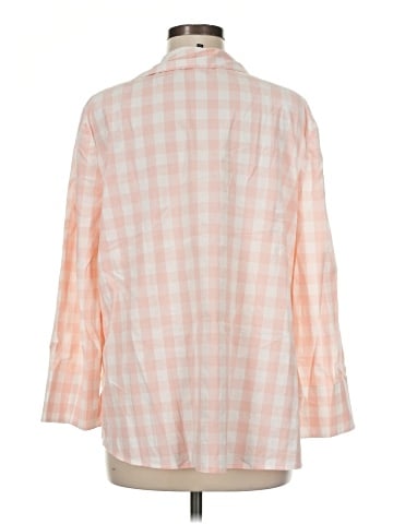 Lafayette 148 New York 3/4 Sleeve Button-Down Shirt (view 2)