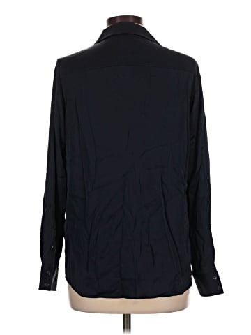 Quince Long Sleeve Silk Top (view 2)