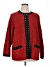 C.D. Daniels Red 3/4 Sleeve Top Size 1X - photo 1