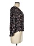 Velvet by Graham & Spencer 100% Viscose Black 3/4 Sleeve Blouse Size M - photo 4