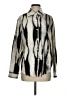 Commense Animal Print Silver Long Sleeve Button-Down Shirt Size S - photo 1