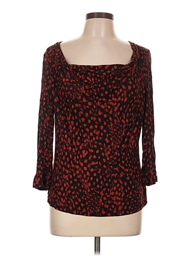 Michael Michael Kors 3/4 Sleeve Blouse In Red