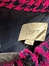 Ann Taylor LOFT Houndstooth Purple Jacket Size L - photo 6