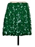 Zara 100% Polyester Green Formal Skirt Size S - photo 2
