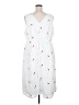 Shein 100% Polyester Hearts White Casual Dress Size 4xl - photo 2