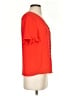 CeCe Red Short Sleeve Blouse Size XS - photo 4
