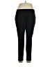 Stylus Solid Black Active Pants Size XL - photo 1