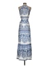 Ann Taylor LOFT Paisley Blue Casual Dress Size XS - photo 2
