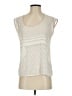 Maeve 100% Polyester Ivory Sleeveless Blouse Size XS - photo 1