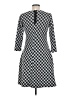 Taylor Houndstooth Black Casual Dress Size 6 - photo 2