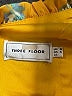 Three Floor 100% Polyester Tropical Yellow Casual Dress Size 4 - photo 4