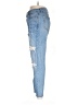 GRLFRND 100% Cotton Hearts Blue Jeans Size 28 waist - photo 5