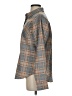 BKE Plaid Gray Long Sleeve Blouse Size XS - photo 5