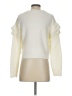 BB Dakota 100% Acrylic Ivory Long Sleeve Top Size S - photo 2