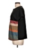 Shein Color Block Black Short Sleeve Top Size L - photo 5