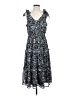 AVLN Studio 100% Polyester Paisley Blue Casual Dress Size S - photo 1