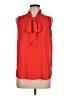 J.Crew 365 100% Polyester Red Sleeveless Blouse Size L - photo 1