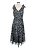 AVLN Studio 100% Polyester Paisley Blue Casual Dress Size S - photo 2