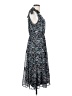 AVLN Studio 100% Polyester Paisley Blue Casual Dress Size S - photo 4