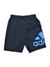 Adidas 100% Polyester Graphic Blue Athletic Shorts Size 6 - photo 1