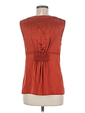BCBGMAXAZRIA Sleeveless Silk Top (view 2)