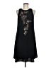 Apt. 9 100% Polyester Graphic Black Cocktail Dress Size M - photo 1