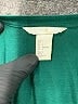 H&M 100% Viscose Green Short Sleeve Top Size L - photo 7