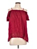 Xhilaration 100% Rayon Red Sleeveless Blouse Size L - photo 1