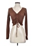 Assorted Brands Brown Long Sleeve Top Size S - photo 1