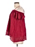 Xhilaration 100% Rayon Red Sleeveless Blouse Size L - photo 5