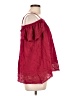 Xhilaration 100% Rayon Red Sleeveless Blouse Size L - photo 4