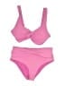Andie Solid Pink Two Piece Swimsuit Size M - photo 1