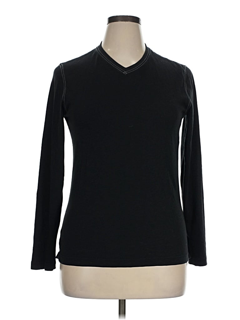Pre-owned Robert Barakett Long Sleeve T-shirt In Black