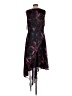 DKNY 100% Polyester Print Black Cocktail Dress Size 12 - photo 2