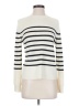 MNG Stripes Ivory Turtleneck Sweater Size S - photo 1